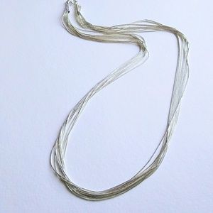 Chaco Canyon Liquid Sterling Ten Strand Necklace